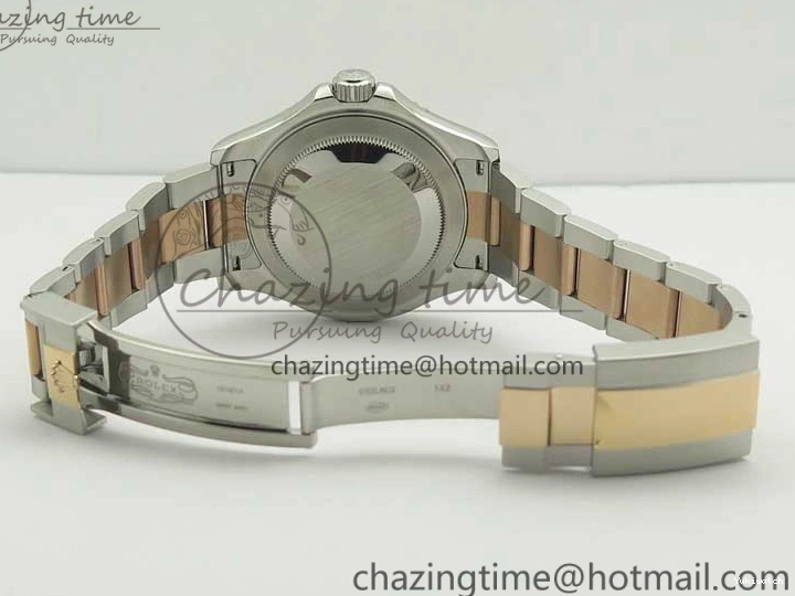SS A2836 Dial Brown VRF Bracelet Best on SS RG 1:1 Yacht-Master 116621 Edition 0126